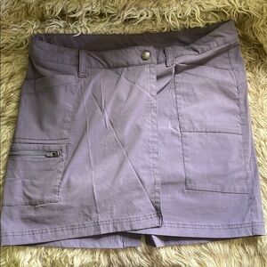 Athleta Purple and White Skirt